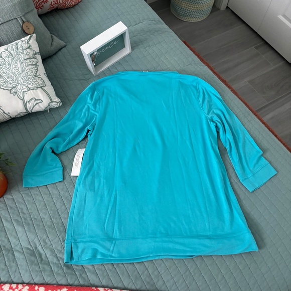NWT Chicos Weekends V-Neck Tunic Sz M - Picture 2 of 6